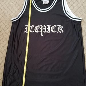 Ice pick a basketball jersey